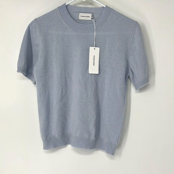 scaglione NWT wool cashmere sweater women’s medium - Picture 1 of 4